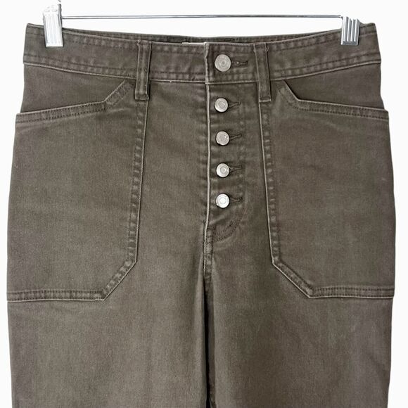 Aritzia Wilfred Free Belen High Waist Button Fly Straight Leg Jeans Sz 2 - Picture 4 of 8